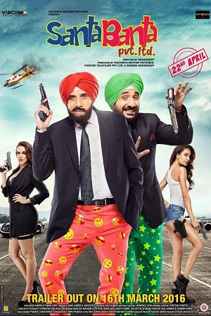 Download Santa Banta Pvt Ltd (2016) Hindi Full Movie 480p [350MB] | 720p [940MB] | 1080p [2GB] WEB-DL